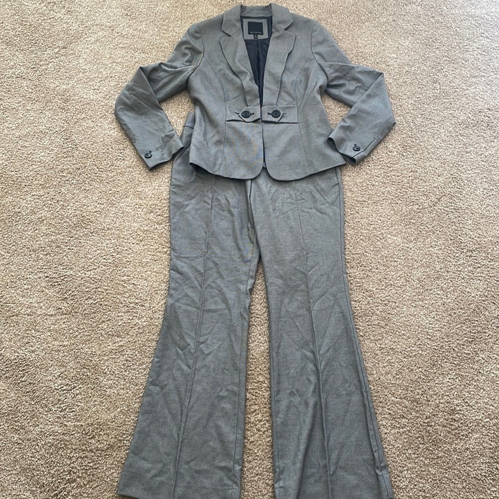 Limited black and white suit